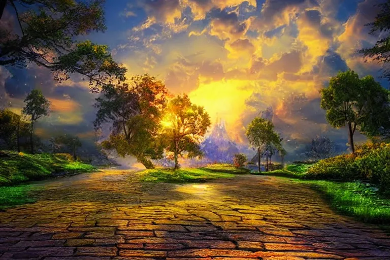 Image similar to emercom, fantasy, painting, ultra realistic!!!, clear weather, golden hour, sharp focus