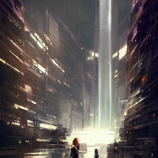 Prompt: Lee Jin-Eun by Stephan Martinière, rule of thirds, seductive look, beautiful