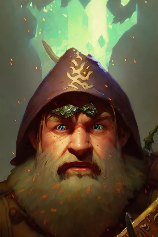 Image similar to runescape gnome portrait dnd, painting by gaston bussiere, craig mullins, greg rutkowski, yoji shinkawa