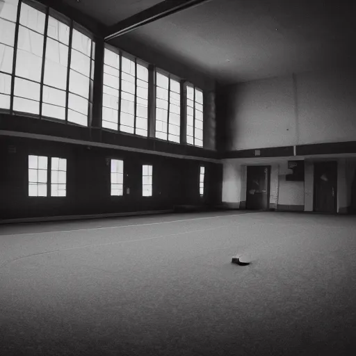 Prompt: an empty dark poolroom with creepy vibes