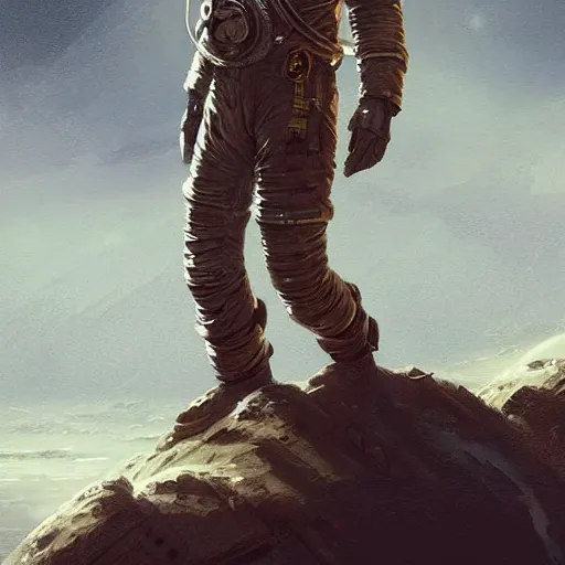 Image similar to pirate astronaut, fullbody, fantasy, intricate, elegant, highly detailed, digital painting, artstation, concept art, smooth, sharp focus, illustration, art by greg rutkowski