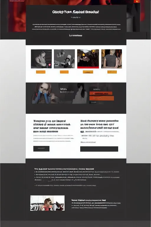 Prompt: online radio, website design landing page template