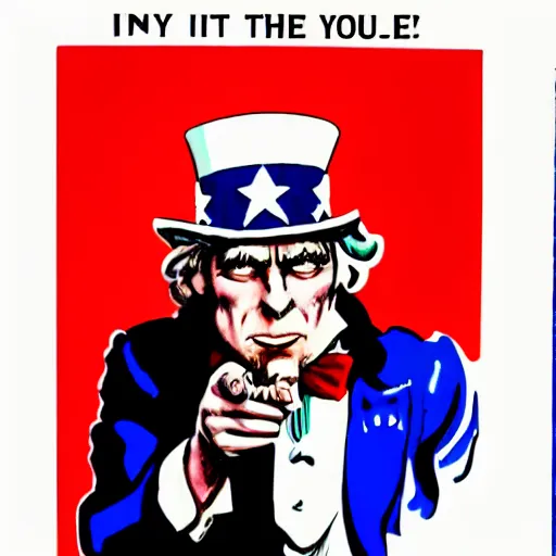 Prompt: if uncle sam was a real person