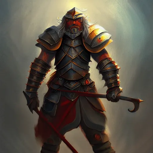 Prompt: a meoguard humanmale paladin!!, fantasy, dungeons and dragons, an ultrafine detailed painting, detailed painting, boris valejo