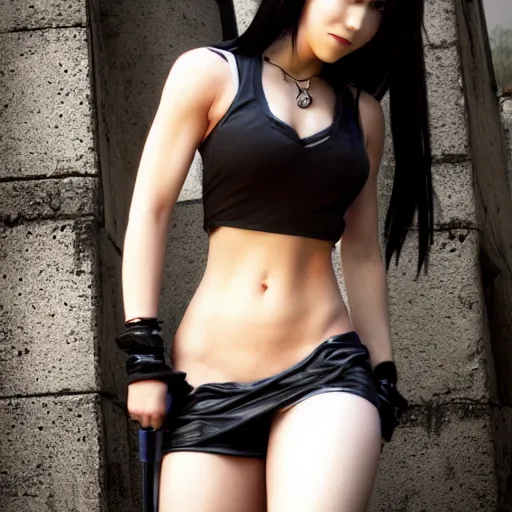 Image similar to tifa lockhart by mingchen shen