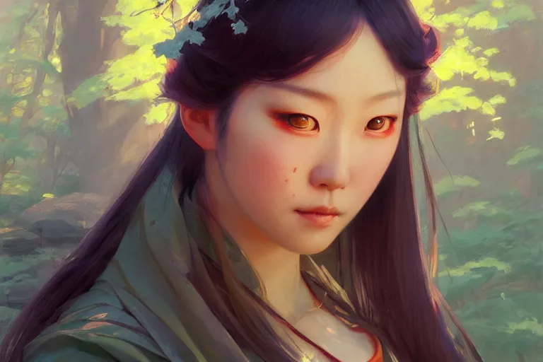 Prompt: portrait yoto hime, fine details. night setting. realistic shaded lighting poster by craig mullism, artgerm, jeremy lipkin and michael garmash, unreal engine, vibrant colors and hard shadows and strong rim light, radiant light, detailed and intricate environment, digital art