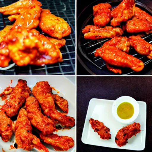 Prompt: hot wings recipe