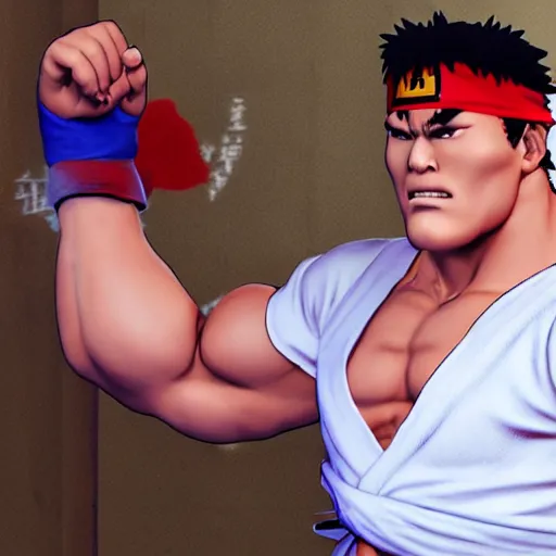 Ryu Street Fighter V cervezaman - Illustrations ART street