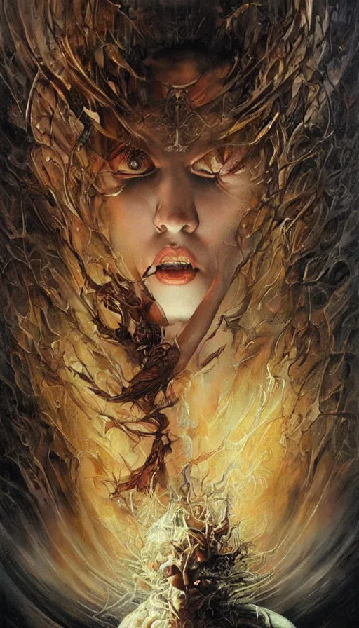 Image similar to rage, by karol bak