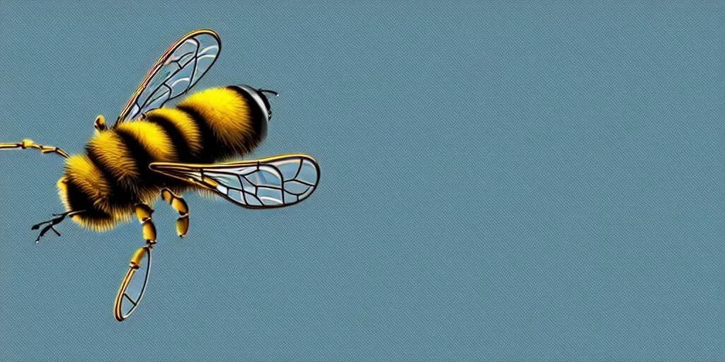 Prompt: blueprint for a nanobot bee, intricate details, nano bee technology, highly detailed, 8 k resolution,