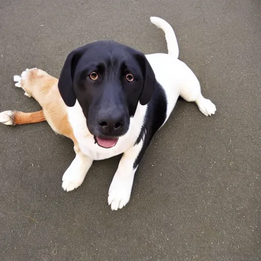 Cute white dog named talking ben