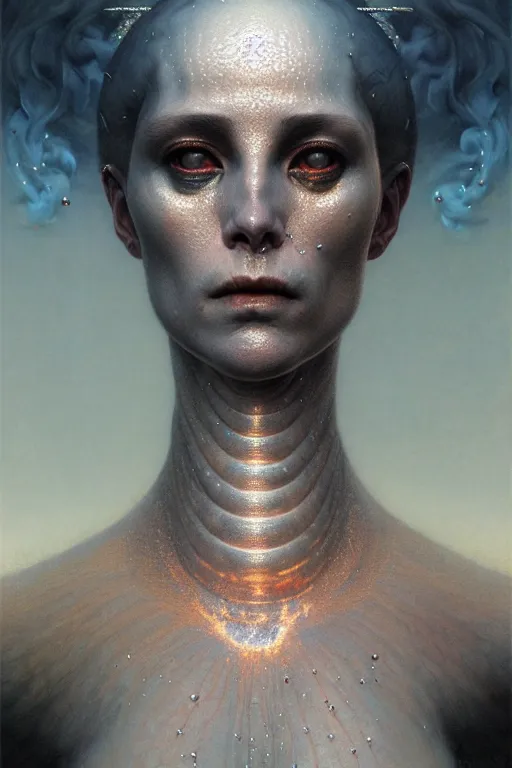 Prompt: pearlescent lilith the mother of all monsters fire & smoke, raining ash, fine art masterpiece, highly detailed dino valls wayne barlowe machiej kuciara, dramatic lighting, long shot, low angle, uhd 8 k, sharp focus