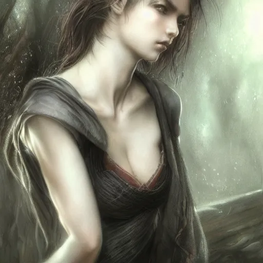 Image similar to 5 5 mm portrait photo of a hybrid of horse and mouse, art by luis royo. charlie bowater, yuumei, yanjun cheng, rpg portrait, dynamic lighting, fantasy art, highly detailed 8 k. intricate. soft light. lifelike. unreal engine, cinematic post - processing