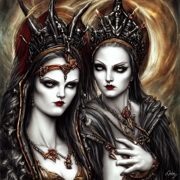 Image similar to perfectly centered close up portrait, candid photography, goddess of death, by anne stokes, updo, highly detailed, accurate