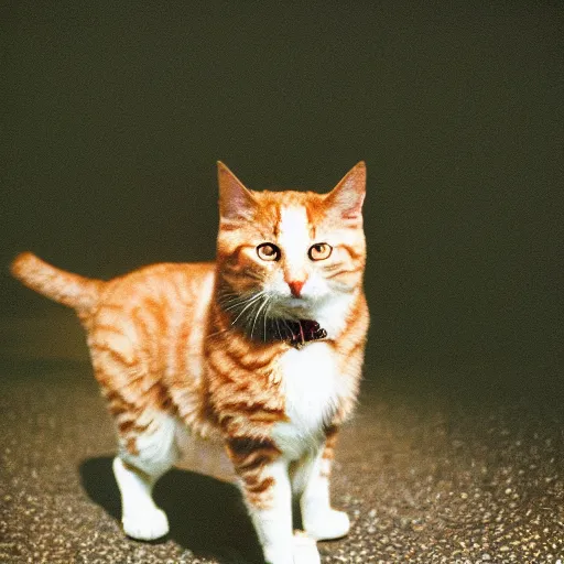 Image similar to a genetic combination of 🐱 and 🐶, sharp focus, award winning photography, detailed eyes, cinestill 8 0 0 t,