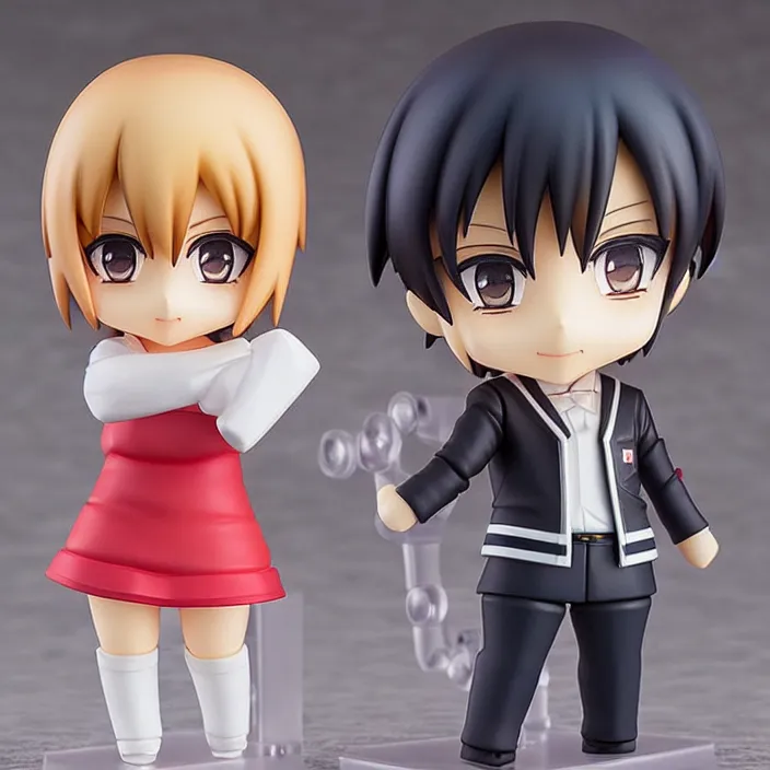 Prompt: bunta fujiwara, an anime nendoroid of bunta fujiwara, figurine, detailed product photo