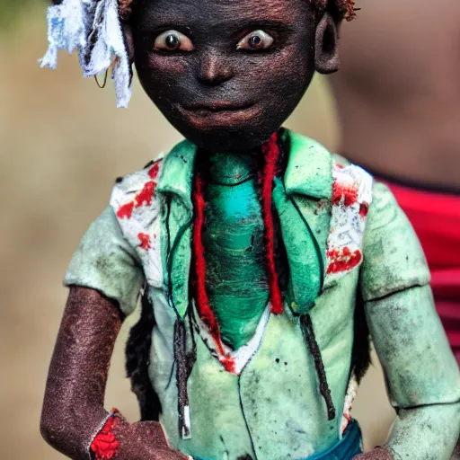 Image similar to haitian voodoo doll named bjorn, photography