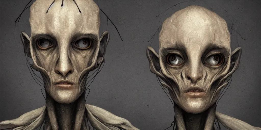 Image similar to portrait of a humanoid mantis, character design, detailed concept art by fortiche by anton semenov, masterpiece