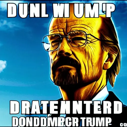 Image similar to donald trump as walter white