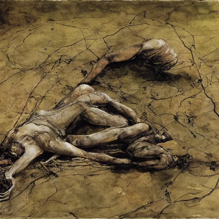 Image similar to Crawling in the Mud, by Andrew Wyeth