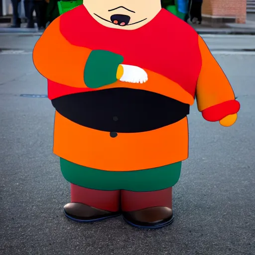 Image similar to angry Eric Cartman as a real life human, XF IQ4, f/1.4, ISO 200, 1/160s, 8K, RAW, unedited, symmetrical balance, in-frame