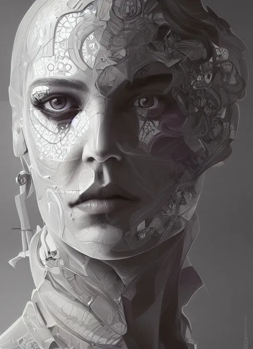 Prompt: symmetry!! johnny depp, machine parts embedded into face, intricate, elegant, highly detailed, digital painting, artstation, concept art, smooth, sharp focus, illustration, art by artgerm and greg rutkowski and alphonse mucha, 8 k