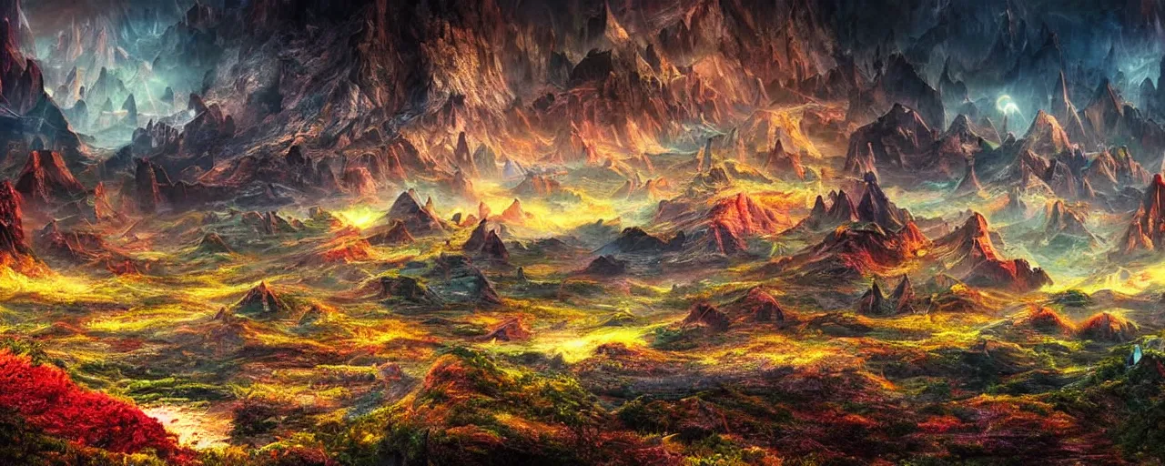 Image similar to amazing crazy landscape photo of a secret civilization, hyperdetailed, nice colors, cinematic masterpiece