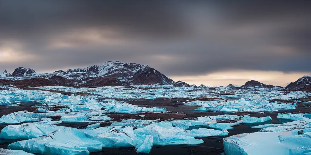 Image similar to landscape in greenland by daniel kordan