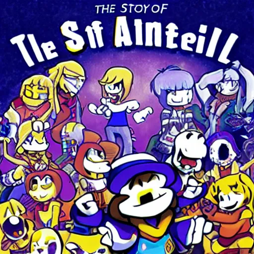 Image similar to the story of undertale in HD