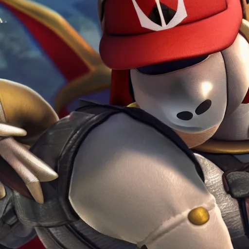 Prompt: A roach in Super Smash Brothers Ultimate, 4k HDR
