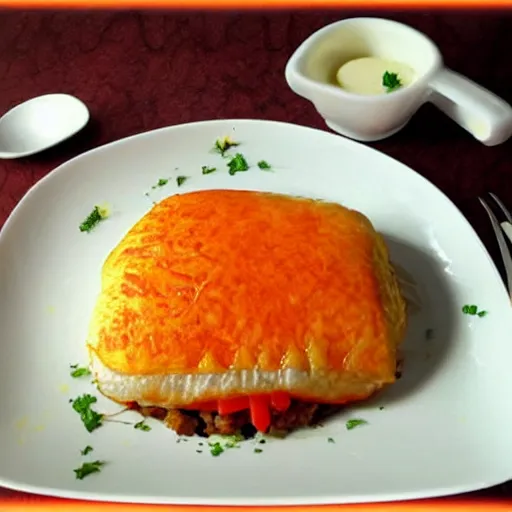 Image similar to omurice but it's sweet