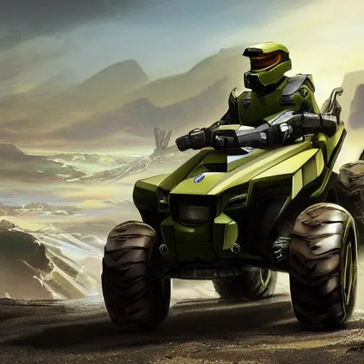 Image similar to concept art halo new atv vehicles