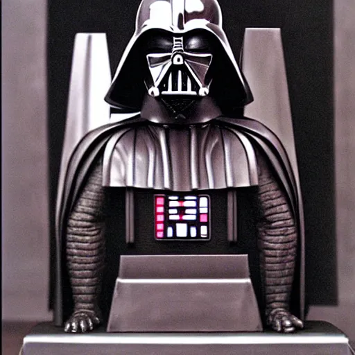 Image similar to h. r. giger designs his version of darth vader