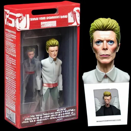 Image similar to david bowie action figure