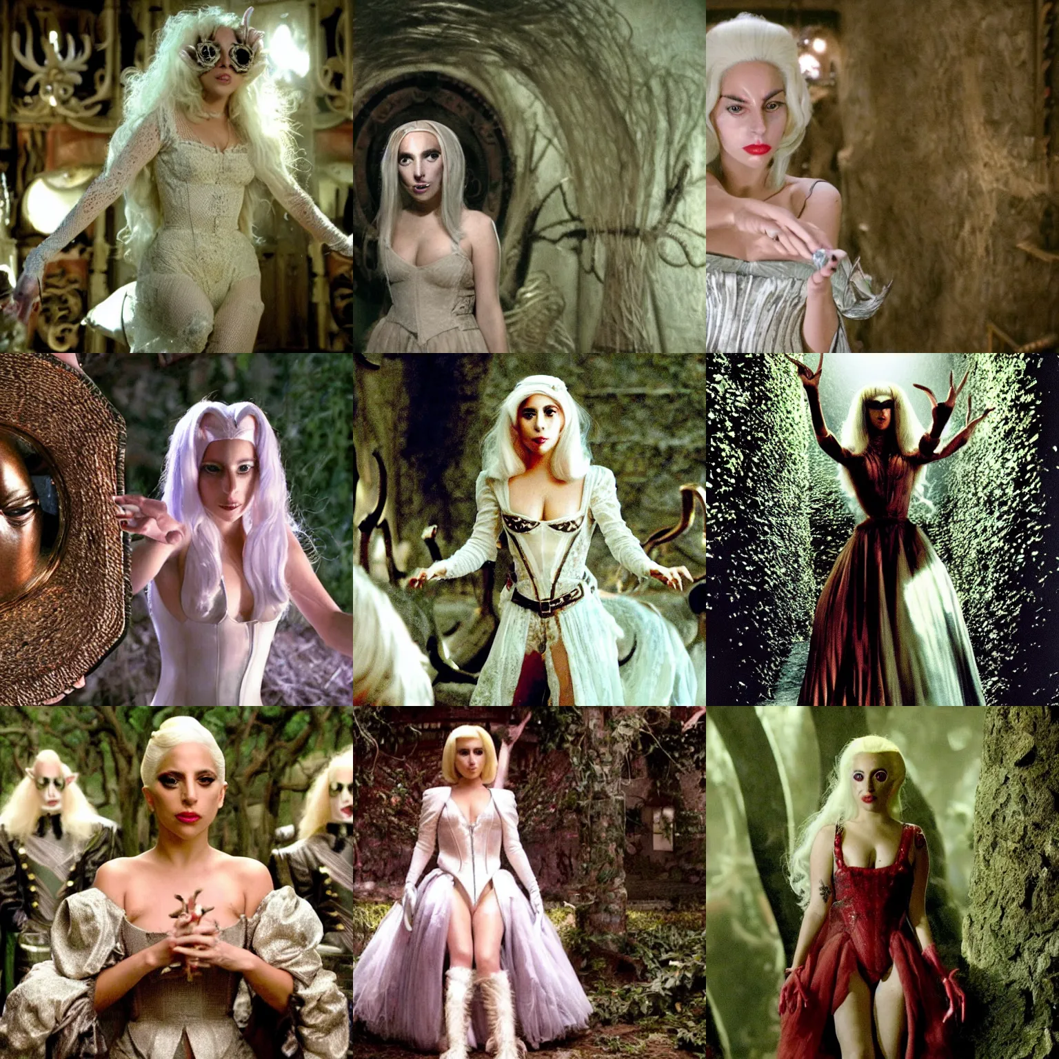 Prompt: Lady Gaga in Pan's Labyrinth (2006)