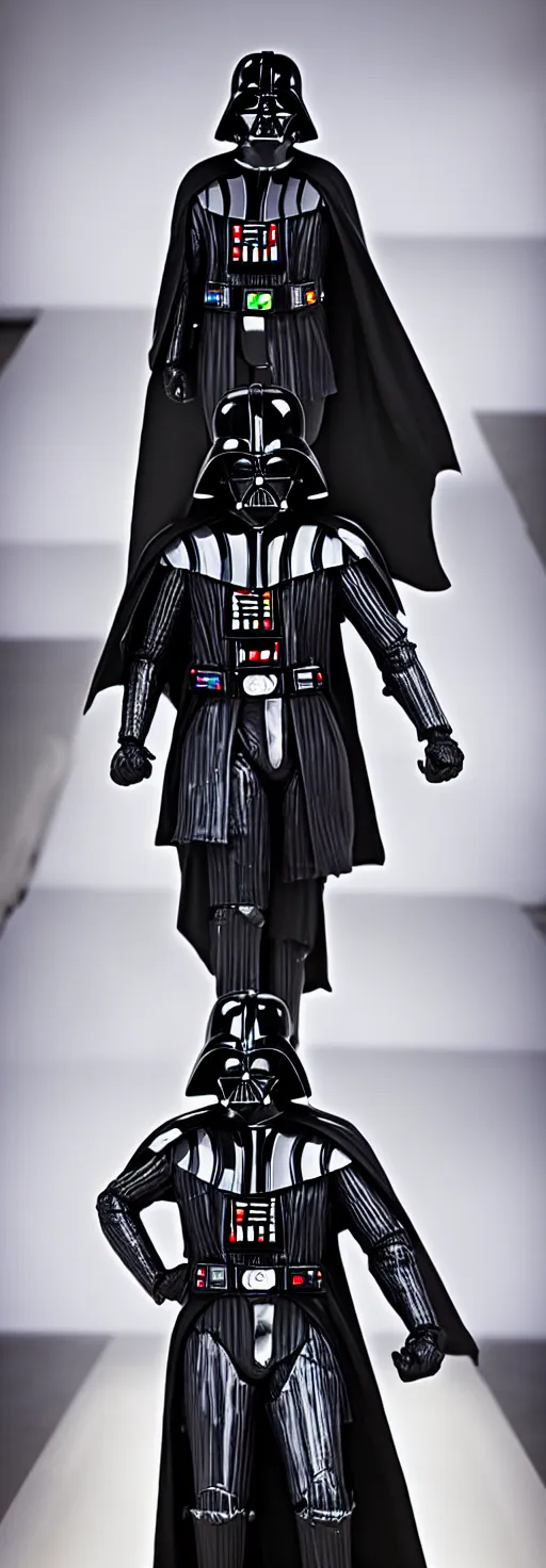 Prompt: Darth Vader on project runway
