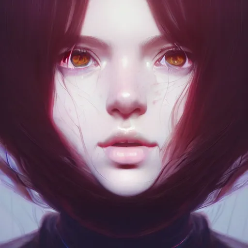 Image similar to a portrait of a beautiful nervous wreck, art by ilya kuvshinov and wlop and artgerm and josan gonzalez, magda torres gurza, digital art, highly detailed, intricate, sharp focus, trending on artstation hq, deviantart, pinterest, unreal engine 5, 4 k uhd image