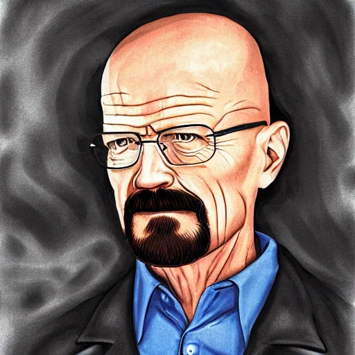 Prompt: Walter White by Ned M. Seidler