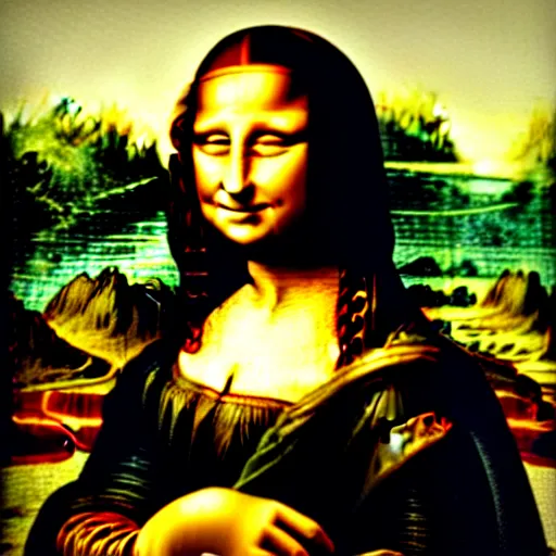 Prompt: Mona Lisa as a Black woman, in the style of renaissance Leonardo Da Vinci