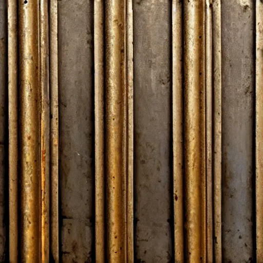 Image similar to server bank, gold, art deco, rust, worn