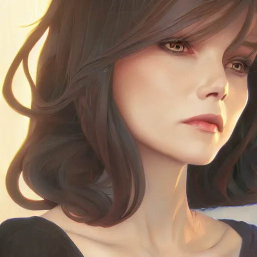 Prompt: a portrait of a beautiful michelle pfeiffer, shattered, art by ilya kuvshinov and wlop and and josan gonzalez, shikanosuke yagaki, mitsumayo, reivaille, digital art, highly detailed, intricate, sharp focus, trending on artstation hq, deviantart, pinterest, unreal engine 5, 4 k uhd image