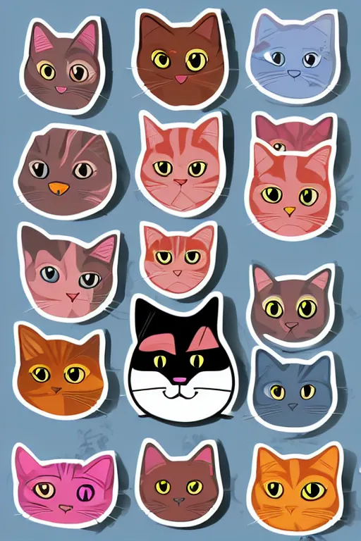 Image similar to Portrait of a cat as a wrestler, sticker, colorful, illustration, highly detailed, simple, smooth and clean vector curves, no jagged lines, vector art, smooth