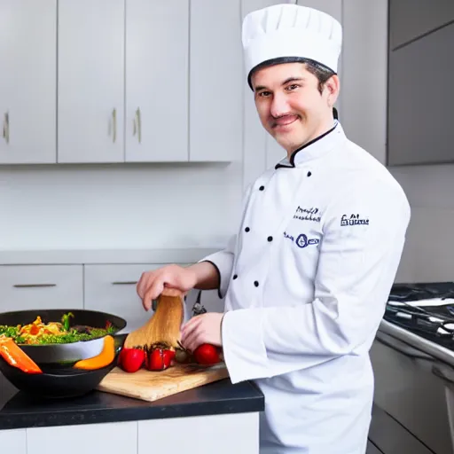 Image similar to chef cooking in the kitchen