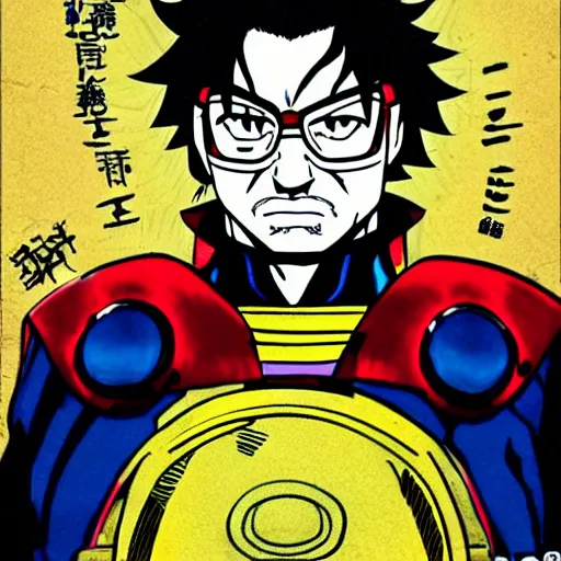 robert downey jr in the style of kohei horikoshi and Stable Diffusion