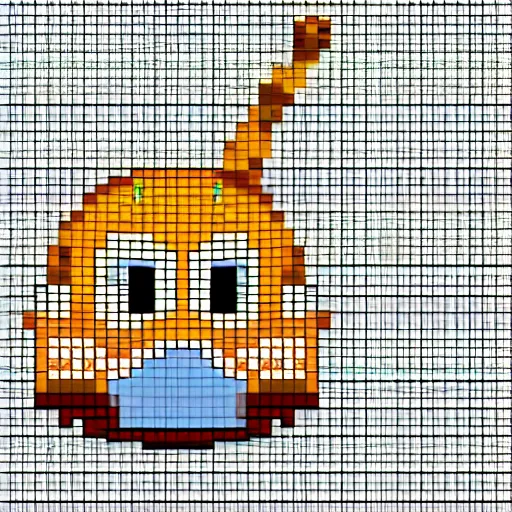 Prompt: a goomba pixel art