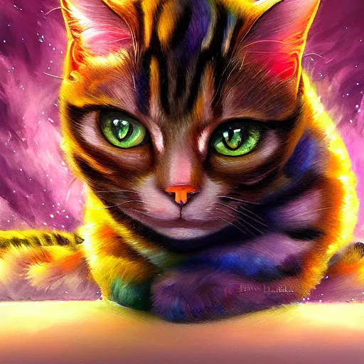 Prompt: a fusion of a crystal and a cat, oil painting, ultradetailed, artstation, ultradetailed, digital painting, ultradetailed