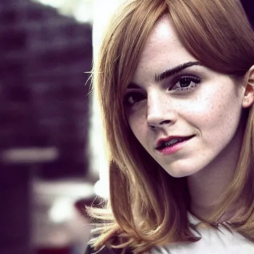 Prompt: a sexy Version of a Emma Watson and Emma Stone mix