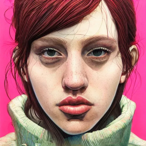 Prompt: a portrait of a character in a scenic environment by martine johanna, hyperdetailed, trending on artstation