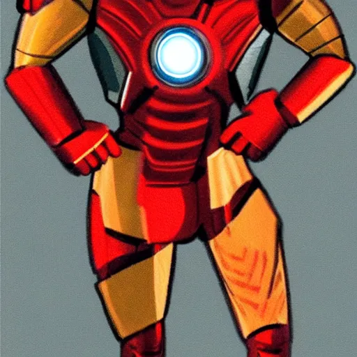 Prompt: a fox as iron man