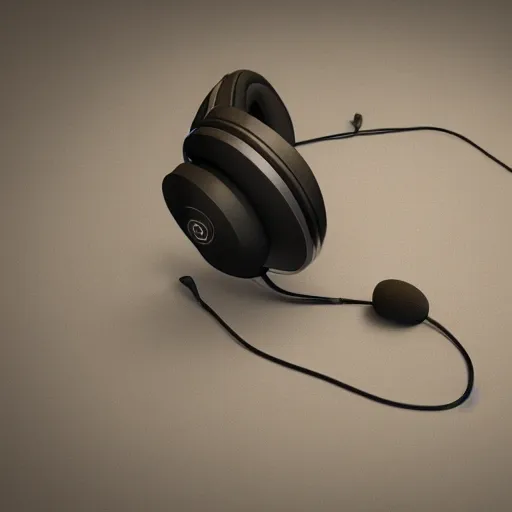 Image similar to black wood headphones, photorealism, Unreal Engine, artstation with dark leafs around